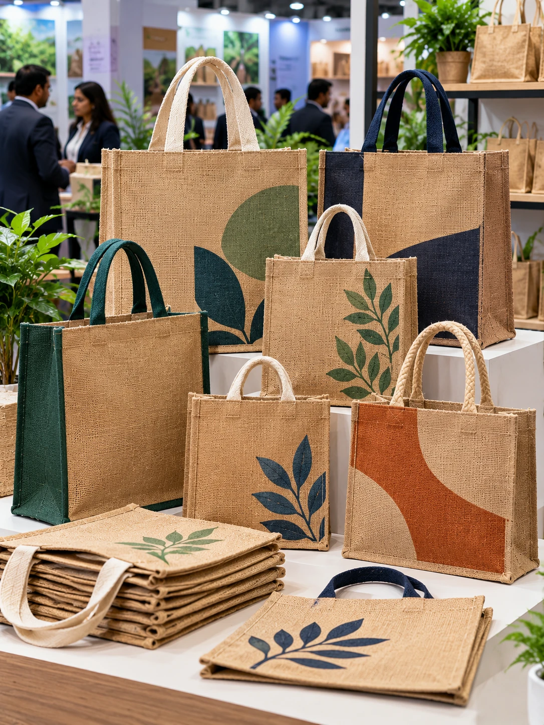 Corporate Promotional Jute Bags – custom printed laminated jute bags – Indian export product