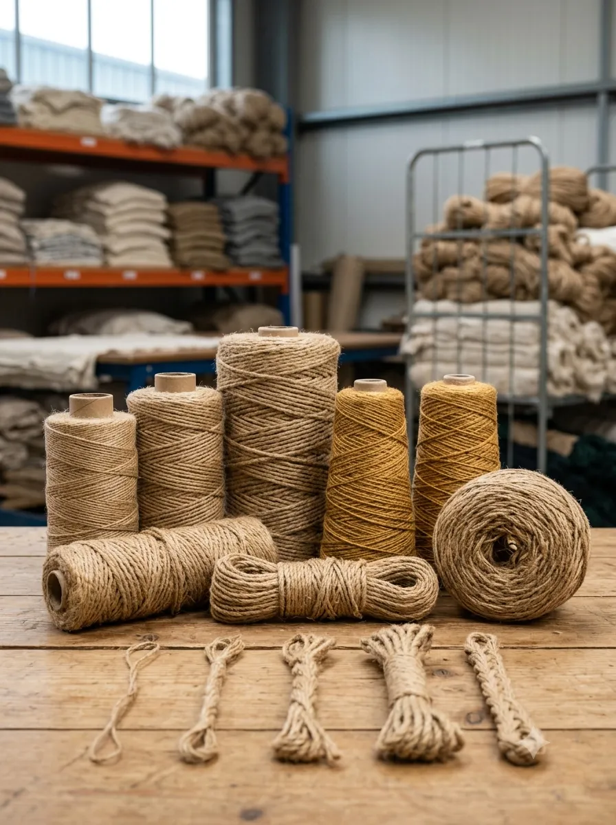 Jute Yarn & Twine – natural and customized winding formats – Indian export product