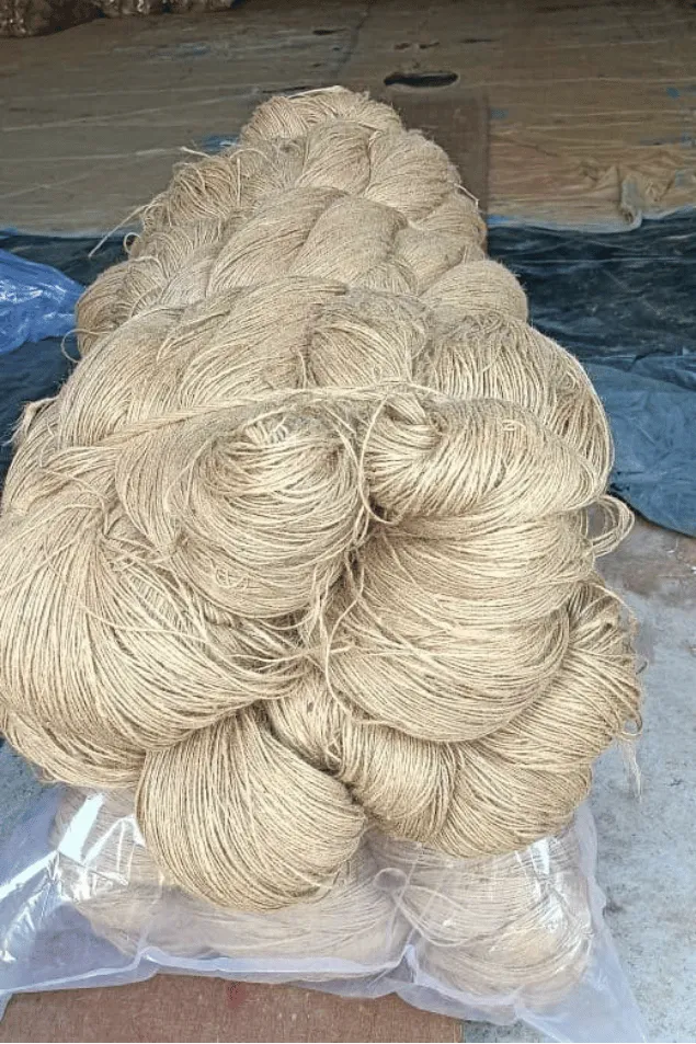 Jute Yarn & Twine – natural long-line jute fiber yarn – Indian jute export product