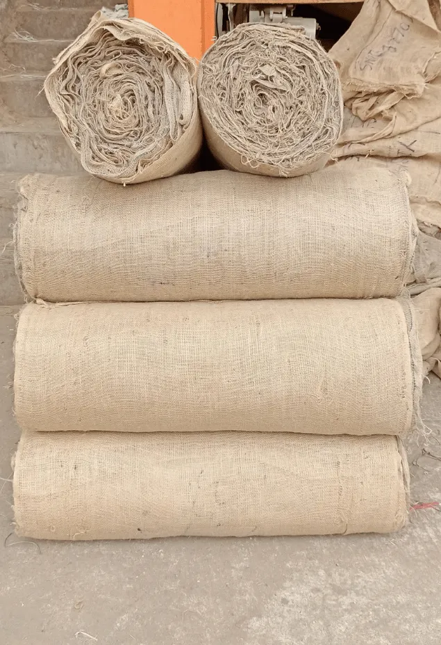 Jute Hessian Cloth natural jute fabric roll Indian export product