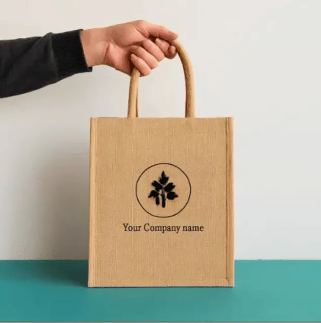 Corporate Promotional Jute Bags – custom printed laminated jute bags – Indian export product