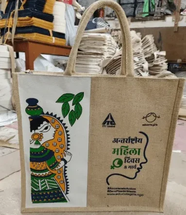 Jute Tote Bags – premium export grade jute fabric with custom options – Indian export product