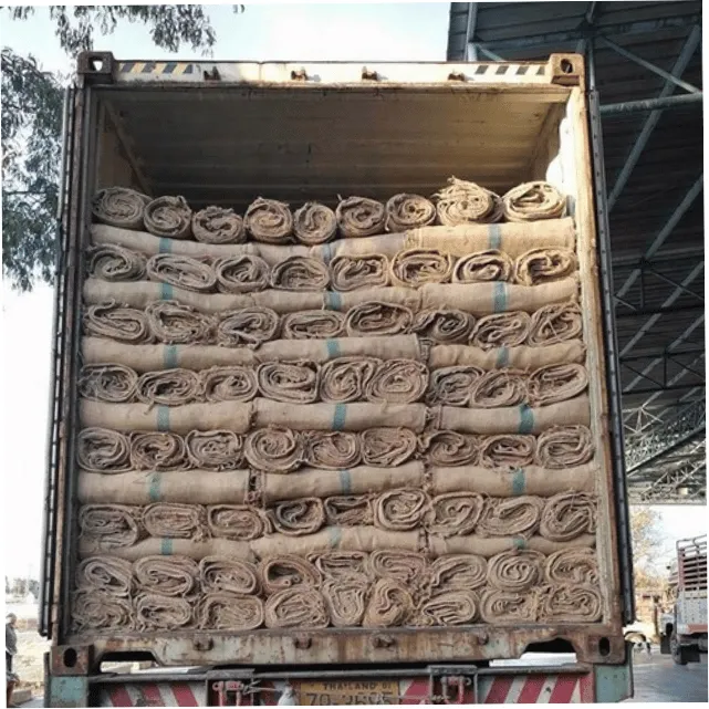 Jute Hessian Cloth natural jute fabric roll Indian export product