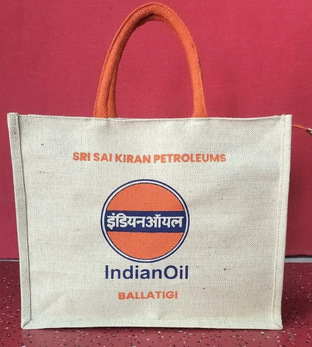 Corporate Promotional Jute Bags – custom printed laminated jute bags – Indian export product