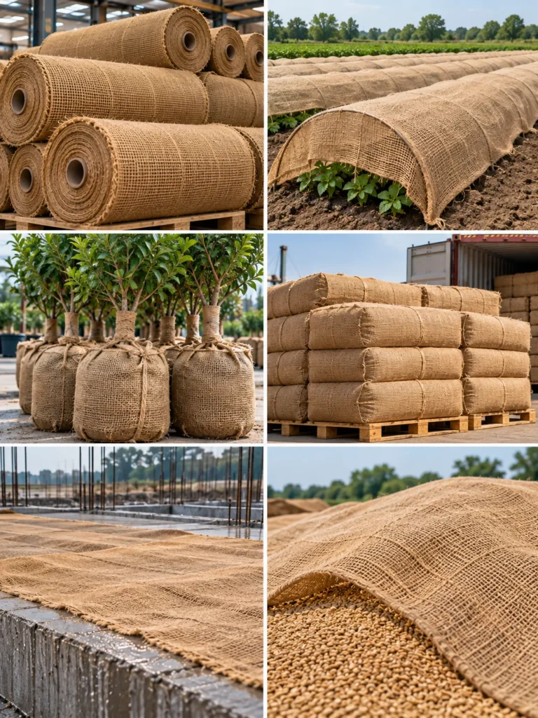 Indian Jute Hessian Cloth for agriculture, packaging and industrial applications